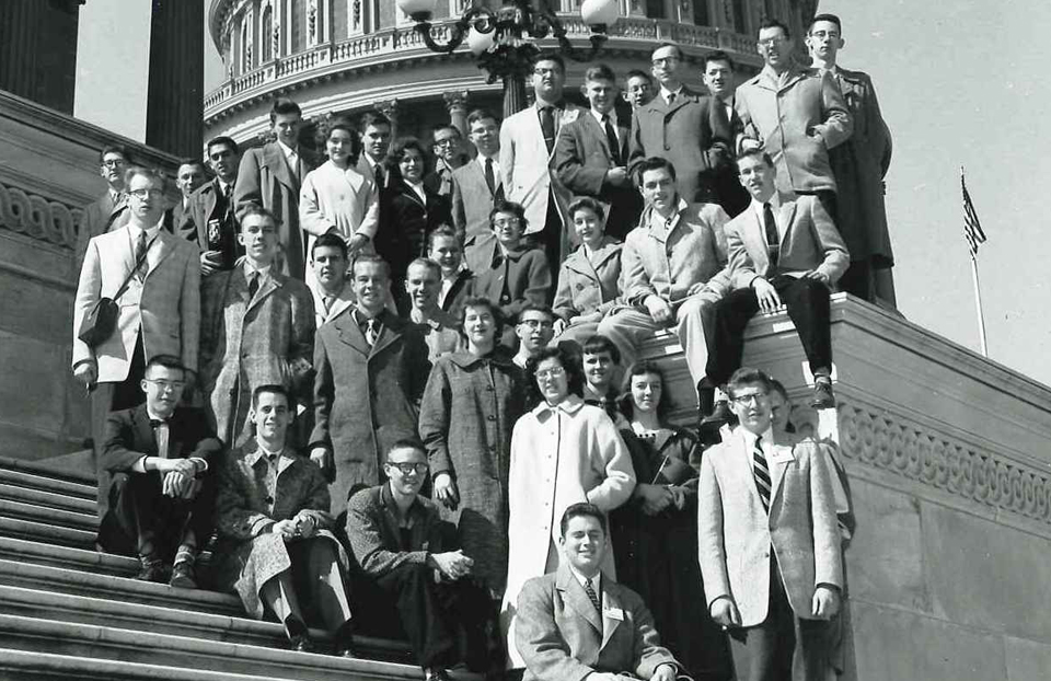1957 Science Talent Search finalists at the Capitol