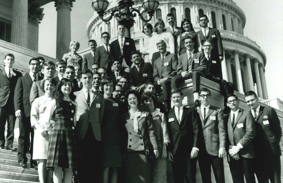 1965 Science Talent Search finalists at the Capitol