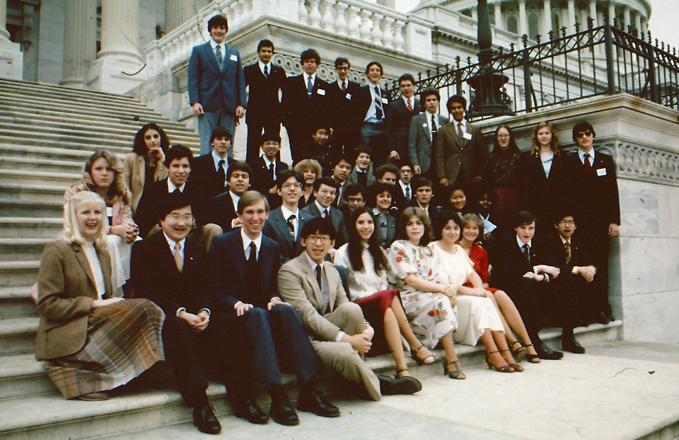 1982 Science Talent Search Finalists at the Capitol. Westinghouse STS.