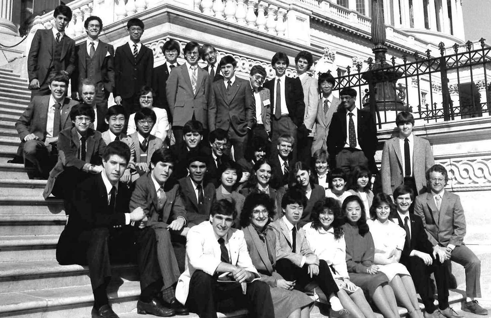 1984 Science Talent Search Finalists at the Capitol. Westinghouse STS.